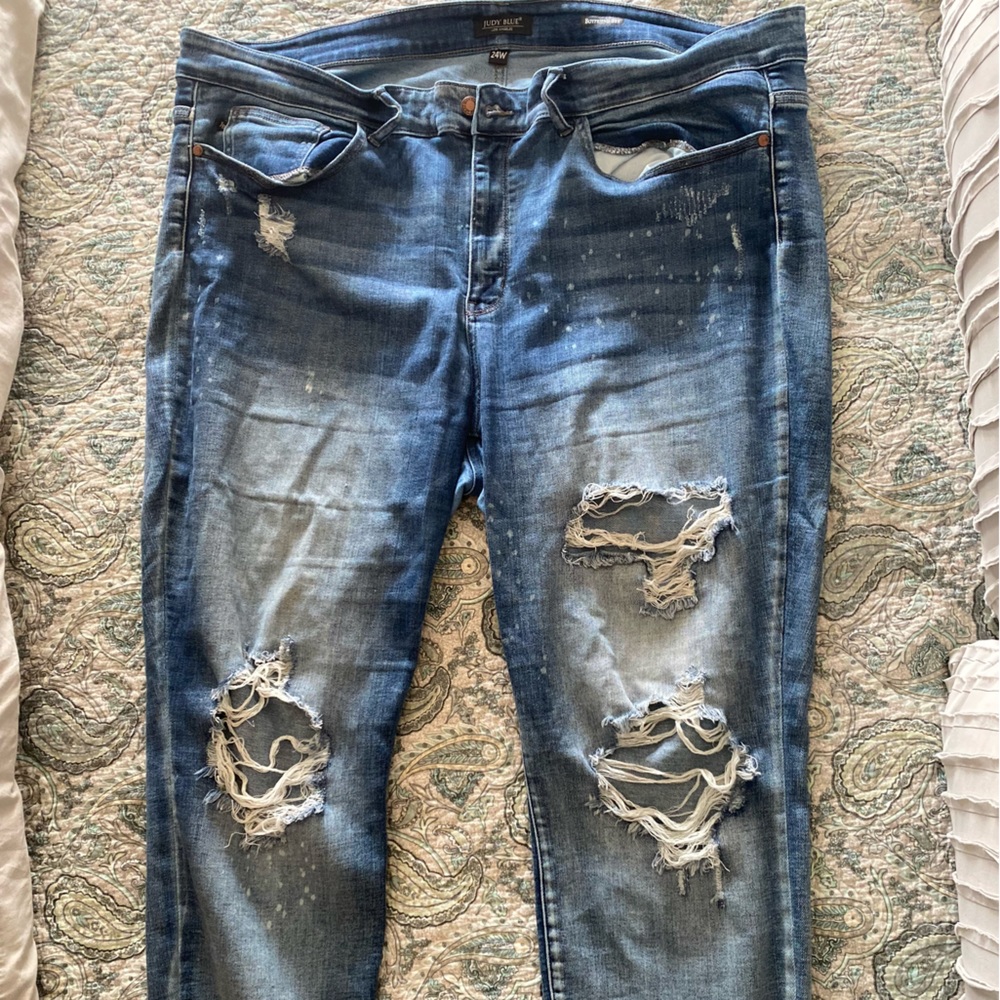 Judy blue boyfriend cut jeans